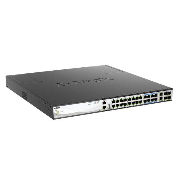 D-Link DMS-3130-30PS netwerk-switch Managed L3 2.5G Ethernet (100/1000/2500) Power over Ethernet (PoE) 1U Zwart (DMS-3130-30PS/E)