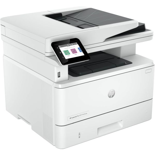 HP LaserJet Pro MFP 4102dw printer, Zwart-wit, Printer voor Kleine en middelgrote ondernemingen, Printen, kopiëren, scannen, Draadloos; Geschikt voor Instant Ink; Printen vanaf een telefoon of tablet; Automatische documentinvoer (2Z622F)