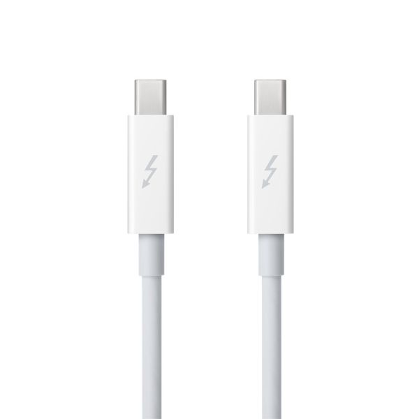 Apple Thunderbolt 0.5m 0,5 m Wit (MD862ZM/A) Apple Thunderbolt 0.5m 0,5 m Wit (MD862ZM/A)