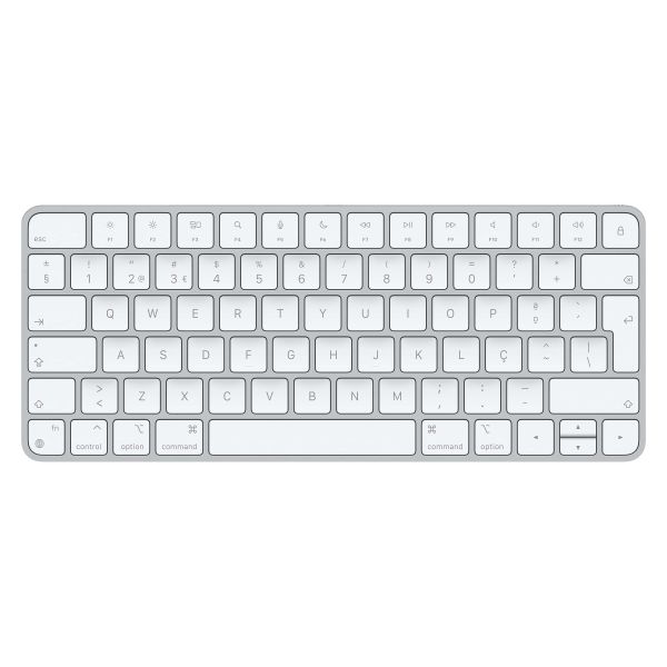 Apple Magic toetsenbord USB + Bluetooth Portugees Aluminium, Wit (MK2A3PO/A)