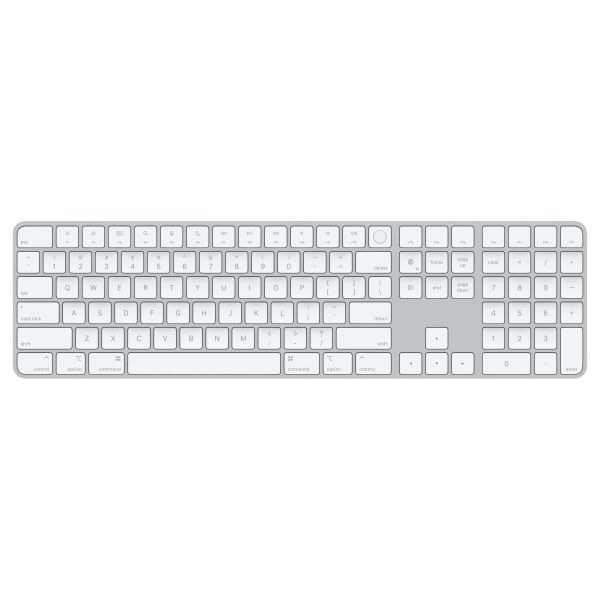 Apple Magic toetsenbord USB + Bluetooth Amerikaans Engels Aluminium, Wit (MK2C3LB/A)