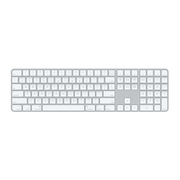 Apple Magic toetsenbord USB + Bluetooth Amerikaans Engels Aluminium, Wit (MK2C3LB/A)