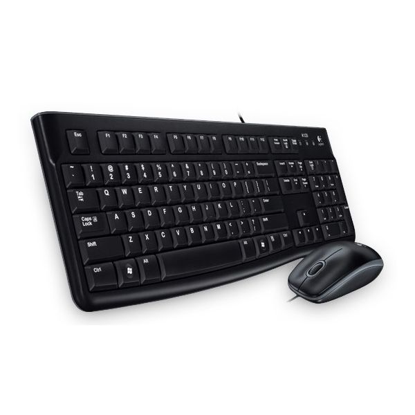 Logitech Desktop MK120 toetsenbord Inclusief muis USB Hebreeuws Zwart (920-002545)