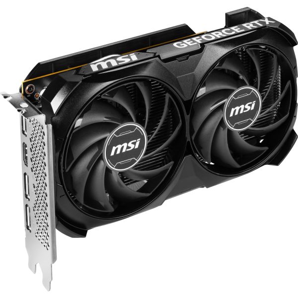 MSI VENTUS GEFORCE RTX 4060 2X BLACK 8G OC videokaart NVIDIA 8 GB GDDR6 (V516-004R)