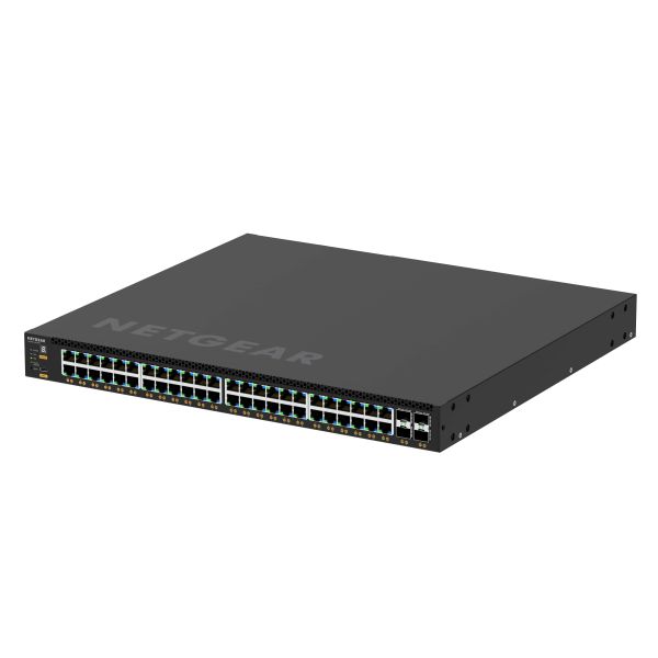NETGEAR M4350-48G4XF Managed L3 Gigabit Ethernet (10/100/1000) Power over Ethernet (PoE) 1U Zwart (GSM4352-100NES)