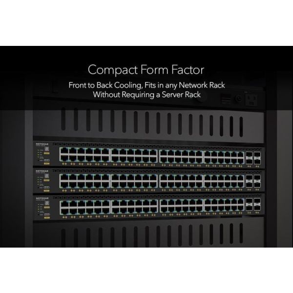 NETGEAR M4350-8X8F Managed L3 10G Ethernet (100/1000/10000) 1U Zwart (XSM4316-100NES)