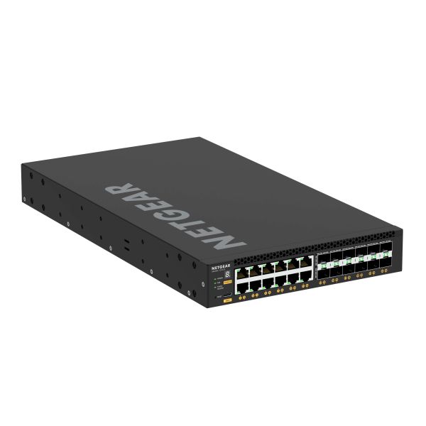 NETGEAR M4350-12X12F Managed L3 10G Ethernet (100/1000/10000) 1U Zwart (XSM4324-100NES)
