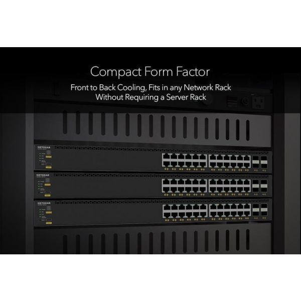 NETGEAR M4350-24F4V Managed L3 Geen 1U Zwart (XSM4328FV-100NES)