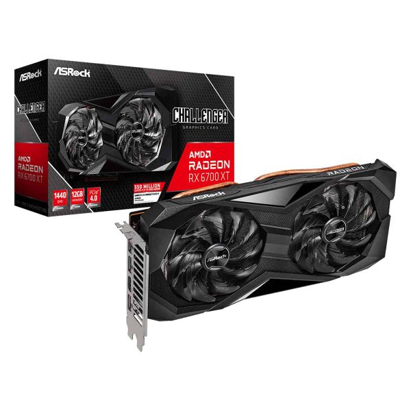 Asrock Challenger RX6700XT CLD 12G AMD Radeon RX 6700 XT 12 GB GDDR6 (90-GA2KZZ-00UANF)