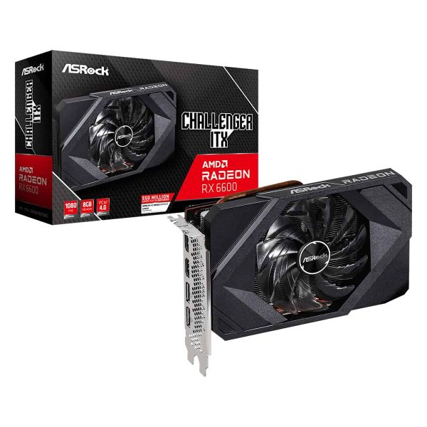 Asrock Challenger RX6600 CLI 8G AMD Radeon RX 6600 8 GB GDDR6 (90-GA3AZZ-00UANF)