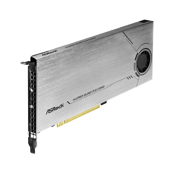 Asrock Hyper Quad M.2 interfacekaart/-adapter Intern (90-MCA0G0-00UANZ)