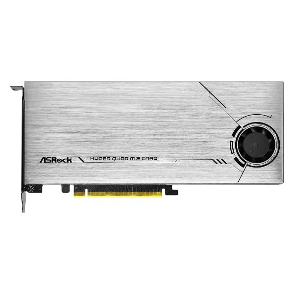 Asrock Hyper Quad M.2 interfacekaart/-adapter Intern (90-MCA0G0-00UANZ)