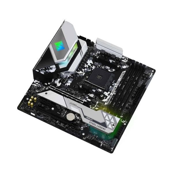 Asrock B550M Steel Legend AMD B550 Socket AM4 micro ATX (90-MXBCV0-A0UAYZ)