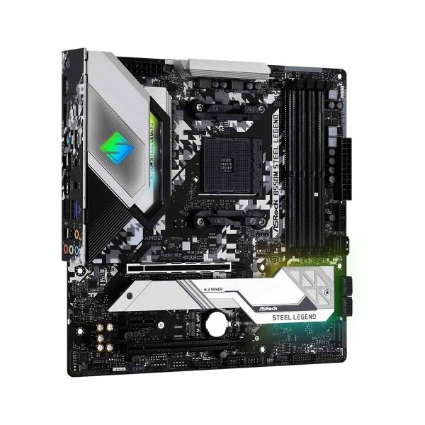 Asrock B550M Steel Legend AMD B550 Socket AM4 micro ATX (90-MXBCV0-A0UAYZ)
