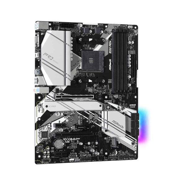 Asrock B550 Pro4 AMD B550 Socket AM4 ATX (90-MXBCZ0-A0UAYZ)