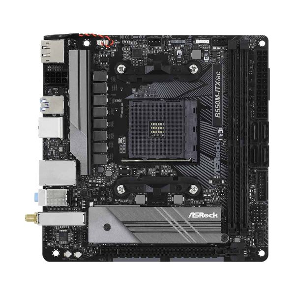 Asrock B550M-ITX/ac AMD B550 Socket AM4 mini ITX (90-MXBDH0-A0UAYZ)