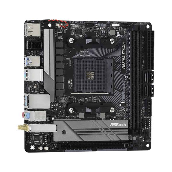Asrock B550M-ITX/ac AMD B550 Socket AM4 mini ITX (90-MXBDH0-A0UAYZ)