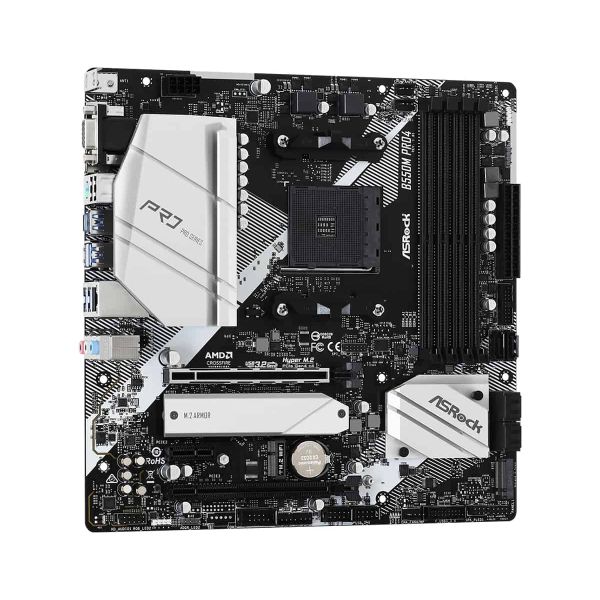 Asrock B550M Pro4 AMD B550 Socket AM4 micro ATX (90-MXBDK0-A0UAYZ)