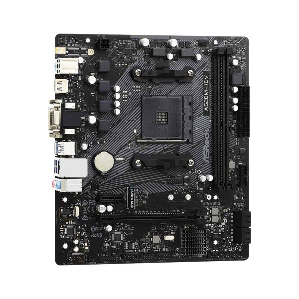 Asrock A520M-HDV Socket AM4 micro ATX (90-MXBE50-A0UAYZ)