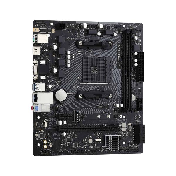 Asrock A520M-HVS AMD A520 Socket AM4 micro ATX (90-MXBE60-A0UAYZ)
