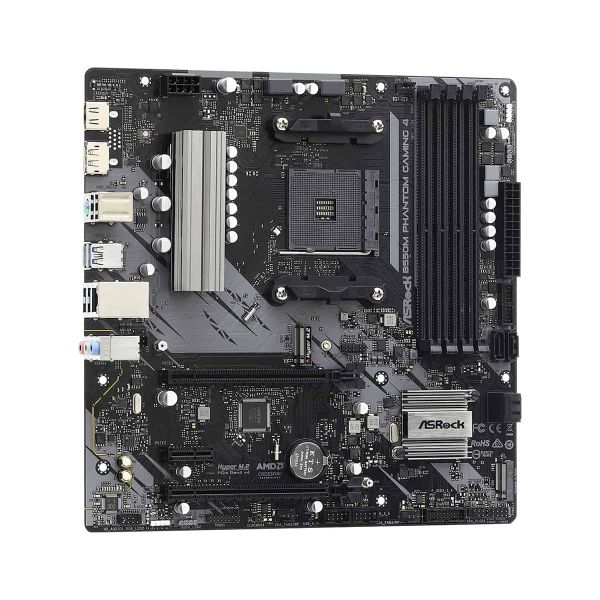 Asrock B550M Phantom Gaming 4 AMD B550 Socket AM4 micro ATX (90-MXBE90-A0UAYZ)
