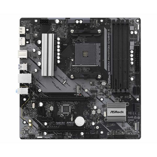 Asrock B550M Phantom Gaming 4 AMD B550 Socket AM4 micro ATX (90-MXBE90-A0UAYZ)