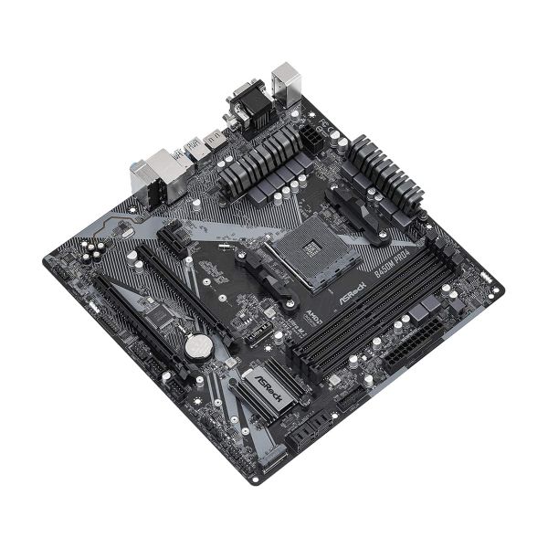 Asrock B450M Pro4 R2.0 AMD B450 Socket AM4 micro ATX (90-MXBEG0-A0UAYZ)