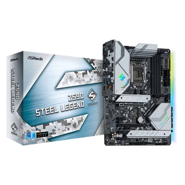 Asrock Z590 Steel Legend Intel Z590 LGA 1200 ATX (90-MXBEQ0-A0UAYZ)