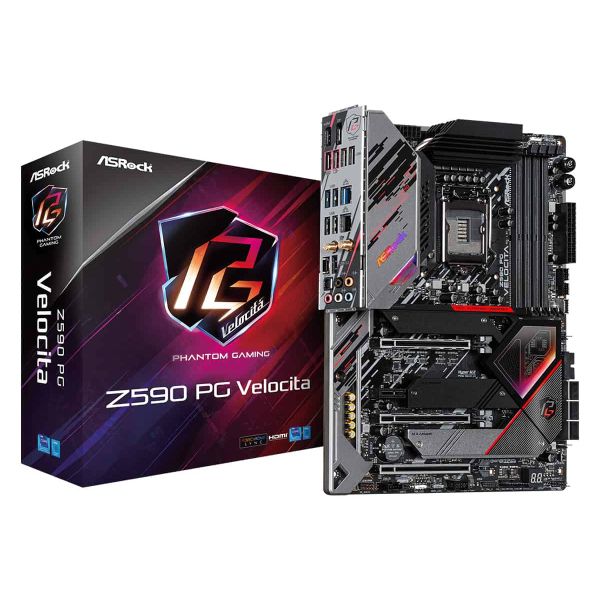 Asrock Z590 PG Velocita Intel Z590 LGA 1200 (Socket H5) ATX (90-MXBEV0-A0UAYZ)