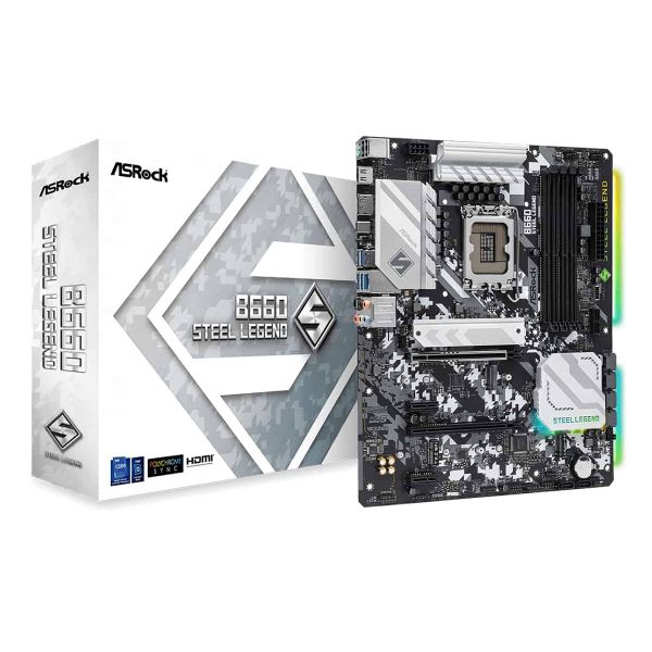 Asrock B660 Steel Legend Intel B660 LGA 1700 ATX (90-MXBH20-A0UAYZ)