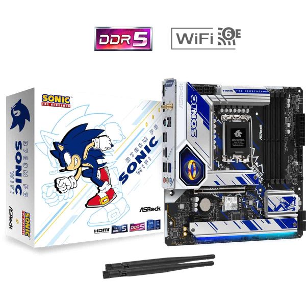 Asrock B760M PG SONIC WIFI Intel B760 LGA 1700 micro ATX (90-MXBKM0-A0UAYZ)