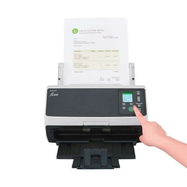 Ricoh fi-8190 ADF-/handmatige invoer scanner 600 x 600 DPI A4 Zwart, Grijs (PA03810-B001)