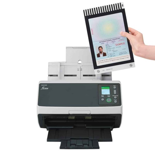 Ricoh fi-8190 ADF-/handmatige invoer scanner 600 x 600 DPI A4 Zwart, Grijs (PA03810-B001)