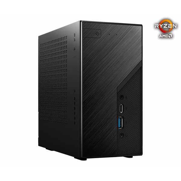 Asrock DeskMini X300 1,92L maat pc Zwart AMD X300 Socket AM4 (90BXG3T01-A10GA0W)