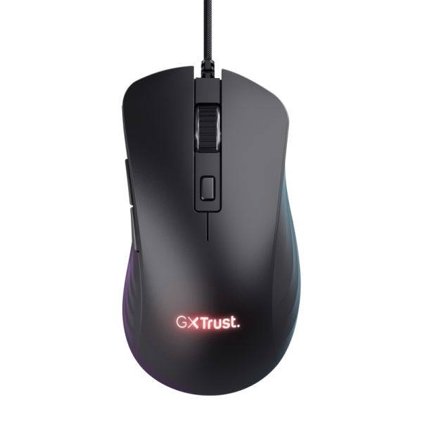 Trust GXT924 YBAR+ muis Rechtshandig USB Type-A Optisch 25600 DPI (24890)