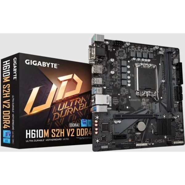 Gigabyte H610M S2H V2 DDR4 (rev. 1.0) Intel H610 Express LGA 1700 micro ATX (H610M-S2H-V2-DDR4)