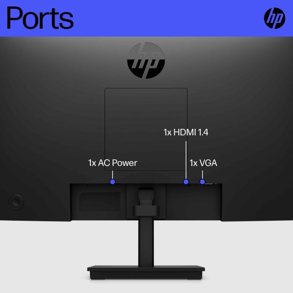 HP V22v G5 computer monitor 54,5 cm (21.4") 1920 x 1080 Pixels Full HD Zwart (65P56AA#ABB)