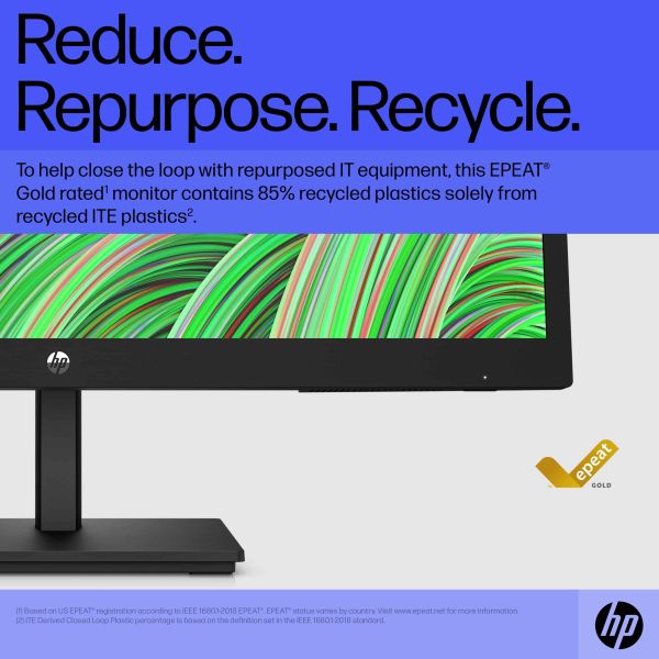 HP V22v G5 computer monitor 54,5 cm (21.4") 1920 x 1080 Pixels Full HD Zwart (65P56AA#ABB)