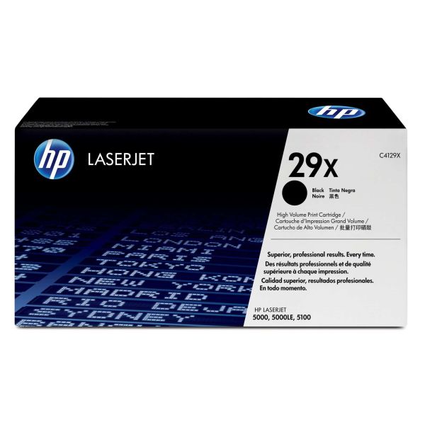 HP 29X High Yield Black Original LaserJet Toner Cartridge tonercartridge 1 stuk(s) Origineel Zwart (C4135)