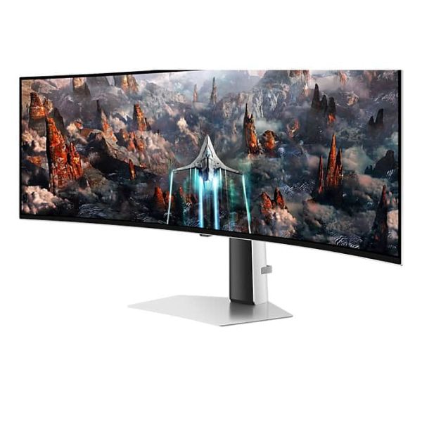 Samsung Odyssey LS49CG934SUXEN computer monitor 124,5 cm (49") 5120 x 1440 Pixels DQHD OLED Zilver (LS49CG934SUXEN)