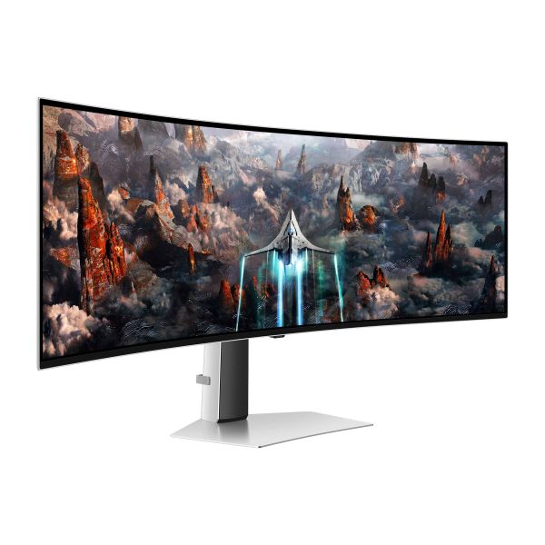 Samsung Odyssey LS49CG934SUXEN computer monitor 124,5 cm (49") 5120 x 1440 Pixels DQHD OLED Zilver (LS49CG934SUXEN)