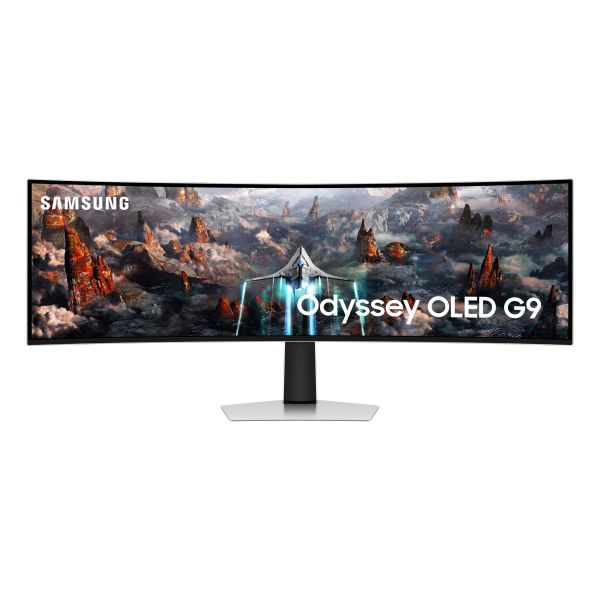 Samsung Odyssey LS49CG934SUXEN computer monitor 124,5 cm (49") 5120 x 1440 Pixels DQHD OLED Zilver (LS49CG934SUXEN)