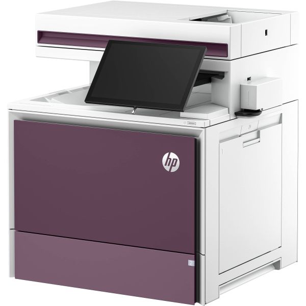 HP Color LaserJet Enterprise Flow MFP 5800zf-printer, Printen, kopiëren, scannen, faxen, Automatische documentinvoer; optionele high-capacity laden; Touchscreen; TerraJet-cartridge (58R10A)