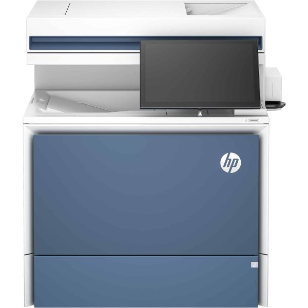 HP Color LaserJet Enterprise Flow MFP 5800zf-printer, Printen, kopiëren, scannen, faxen, Automatische documentinvoer; optionele high-capacity laden; Touchscreen; TerraJet-cartridge (58R10A)