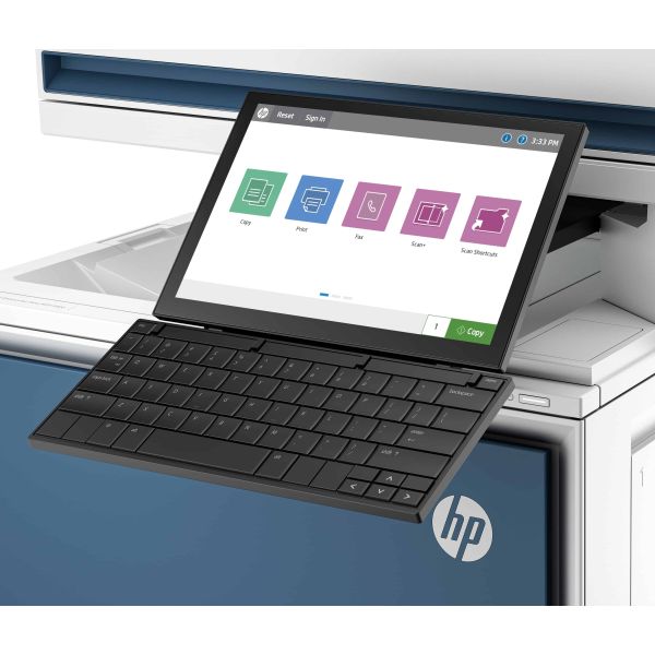 HP Color LaserJet Enterprise Flow MFP 5800zf-printer, Printen, kopiëren, scannen, faxen, Automatische documentinvoer; optionele high-capacity laden; Touchscreen; TerraJet-cartridge (58R10A)