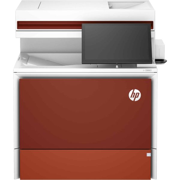 HP Color LaserJet Enterprise Flow MFP 5800zf-printer, Printen, kopiëren, scannen, faxen, Automatische documentinvoer; optionele high-capacity laden; Touchscreen; TerraJet-cartridge (58R10A)