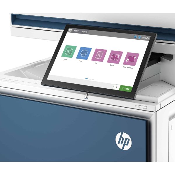 HP Color LaserJet Enterprise Flow MFP 5800zf-printer, Printen, kopiëren, scannen, faxen, Automatische documentinvoer; optionele high-capacity laden; Touchscreen; TerraJet-cartridge (58R10A)