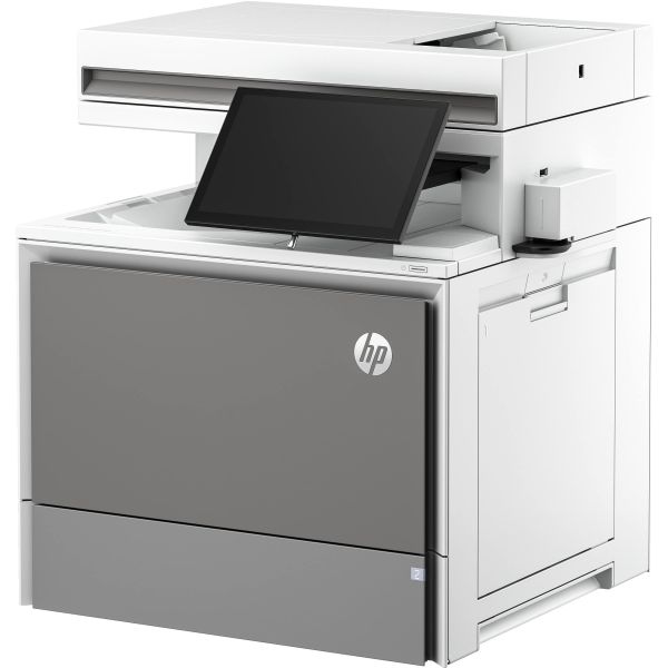 HP Color LaserJet Enterprise Flow MFP 5800zf-printer, Printen, kopiëren, scannen, faxen, Automatische documentinvoer; optionele high-capacity laden; Touchscreen; TerraJet-cartridge (58R10A)