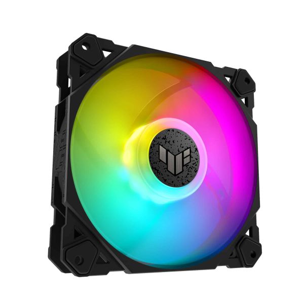 ASUS TUF Gaming TF120 ARGB Fan - Triple Fan Kit with ARGB Controller Computer behuizing Luchtkoeler 12 cm Zwart (90DA0030-B09030)