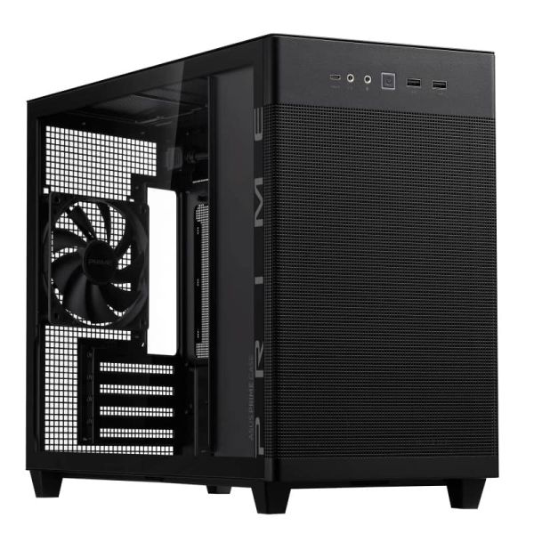 ASUS AP201 PRIME CASE TG Mini Tower Zwart (90DC00G0-B39010)